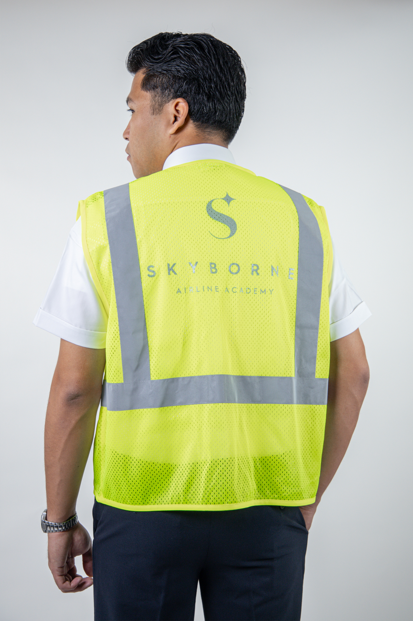 Yellow Cornerstone Class 2 Zippered Vest